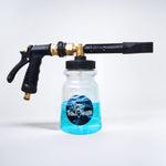 Brass Foam Sprayer by Salt-Shark container the blue coloured product - Smack Marine & RV