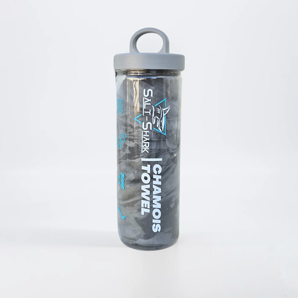 Salt-Shark Chamois Towel in protective storage container